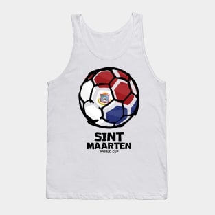 Sint Maarten Football Country Flag Tank Top